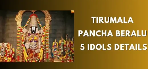 Tirumala Pancha Beralu | 5 Idols Details